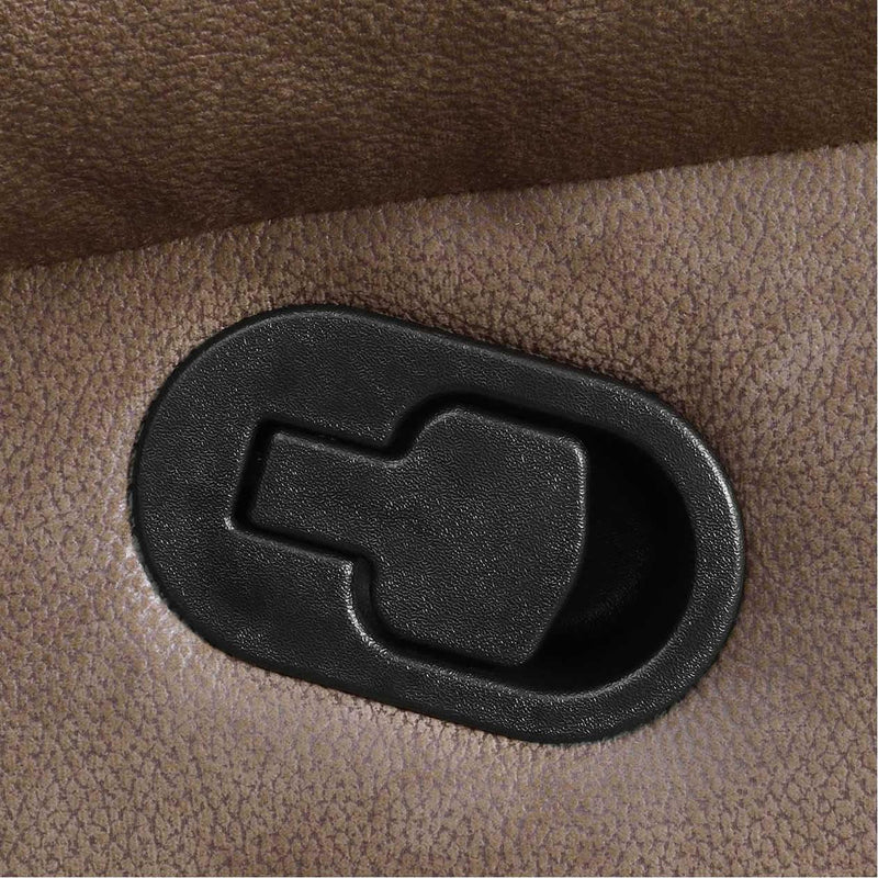 Steve Silver Furniture Nashville Reclining Leather Look Loveseat with Console NH850CL IMAGE 7