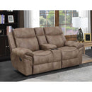 Steve Silver Furniture Nashville Reclining Leather Look Loveseat with Console NH850CL IMAGE 8
