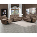 Steve Silver Furniture Nashville Reclining Leather Look Loveseat with Console NH850CL IMAGE 9