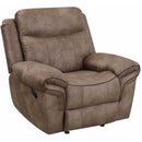 Steve Silver Furniture Nashville Glider Leather Look Recliner NH850R IMAGE 1