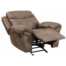 Steve Silver Furniture Nashville Glider Leather Look Recliner NH850R IMAGE 5