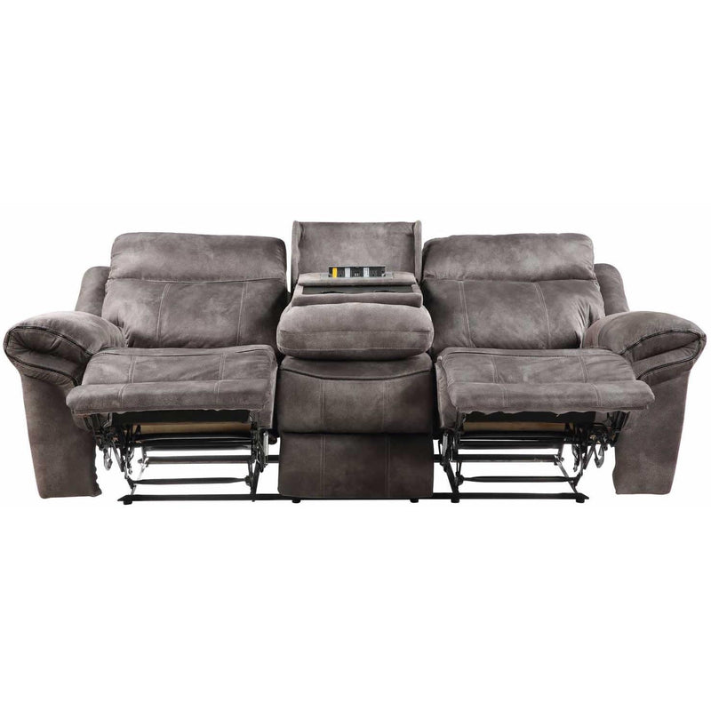 Steve Silver Furniture Nashville Reclining Leather Look Sofa NH850SG IMAGE 2