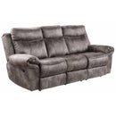 Steve Silver Furniture Nashville Reclining Leather Look Sofa NH850SG IMAGE 3