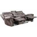 Steve Silver Furniture Nashville Reclining Leather Look Sofa NH850SG IMAGE 4