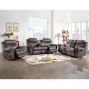 Steve Silver Furniture Nashville Reclining Leather Look Loveseat with Console NH850CLG IMAGE 12