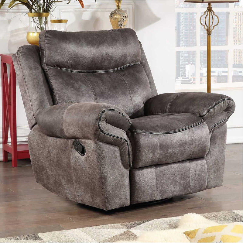 Steve Silver Furniture Nashville Glider Leather Look Recliner NH850RG IMAGE 7