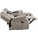 Steve Silver Furniture Tyson Reclining Leatherette Sofa TY850S IMAGE 6