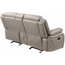 Steve Silver Furniture Tyson Reclining Leatherette Loveseat with Console TY850CL IMAGE 5