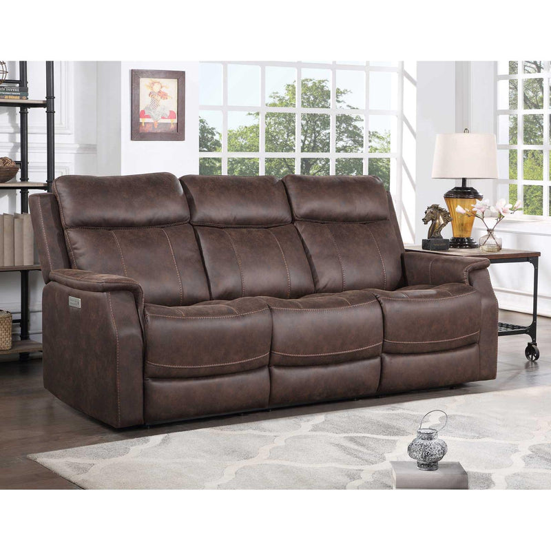 Steve Silver Furniture Valencia Power Reclining Leather Look Sofa VA950SW IMAGE 10