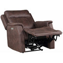 Steve Silver Furniture Valencia Power Leather Look Recliner VA950RW IMAGE 2