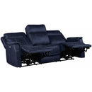Steve Silver Furniture Valencia Power Reclining Leather Look Sofa VA950SO IMAGE 2