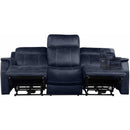 Steve Silver Furniture Valencia Power Reclining Leather Look Sofa VA950SO IMAGE 4