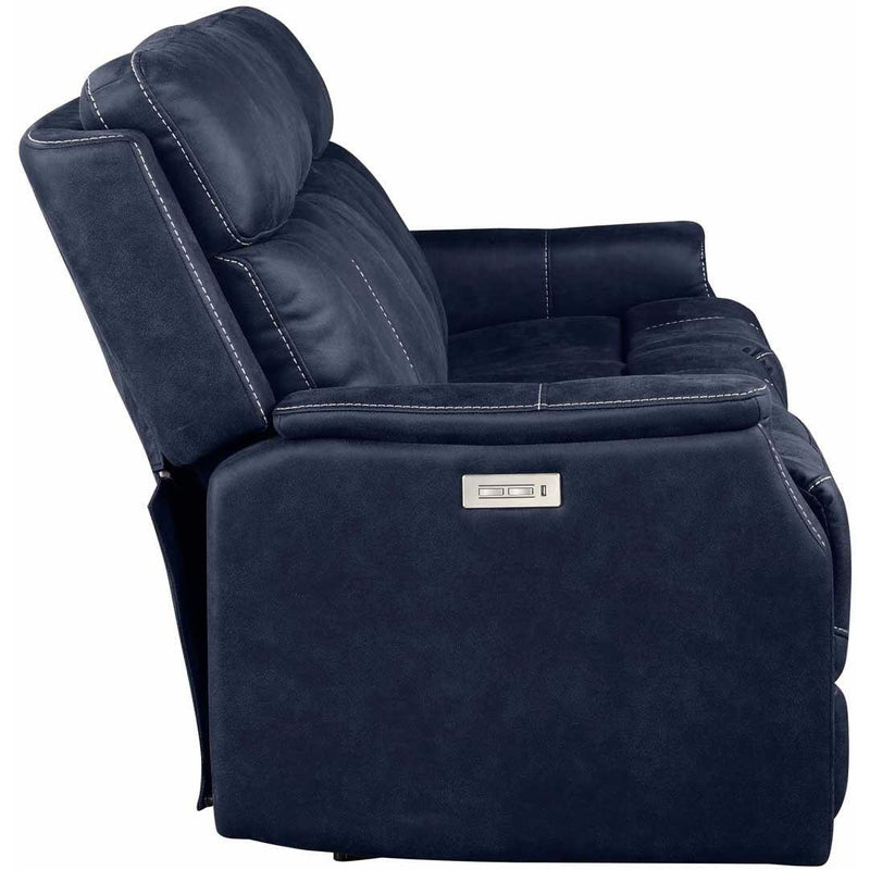 Steve Silver Furniture Valencia Power Reclining Leather Look Sofa VA950SO IMAGE 5