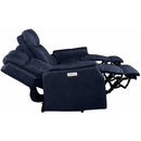 Steve Silver Furniture Valencia Power Reclining Leather Look Sofa VA950SO IMAGE 6