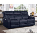 Steve Silver Furniture Valencia Power Reclining Leather Look Sofa VA950SO IMAGE 9