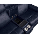 Steve Silver Furniture Valencia Power Reclining Leather Look Loveseat with Console VA950CLO IMAGE 8