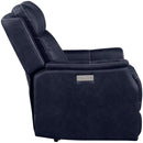 Steve Silver Furniture Valencia Power Leather Look Recliner VA950RO IMAGE 5