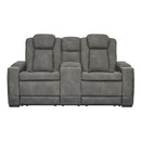 Signature Design by Ashley Next-Gen DuraPella 2200418 Power Reclining Loveseat with Console and Adjustable Headrest IMAGE 2