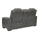  Signature Design by Ashley Next-Gen DuraPella 2200418 Power Reclining Loveseat with Console and Adjustable Headrest IMAGE 4