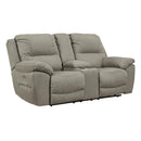  Signature Design by Ashley Next-Gen Gaucho 5420396 Double Reclining Power Loveseat with Console IMAGE 1