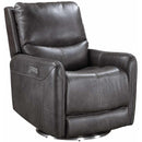 Steve Silver Furniture Athens Power Swivel Leather Look Recliner AH850C IMAGE 1