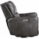 Steve Silver Furniture Athens Power Swivel Leather Look Recliner AH850C IMAGE 5