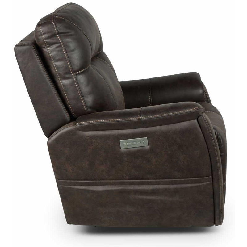 Steve Silver Furniture Lexington Power Leather Look Recliner LX850C IMAGE 5