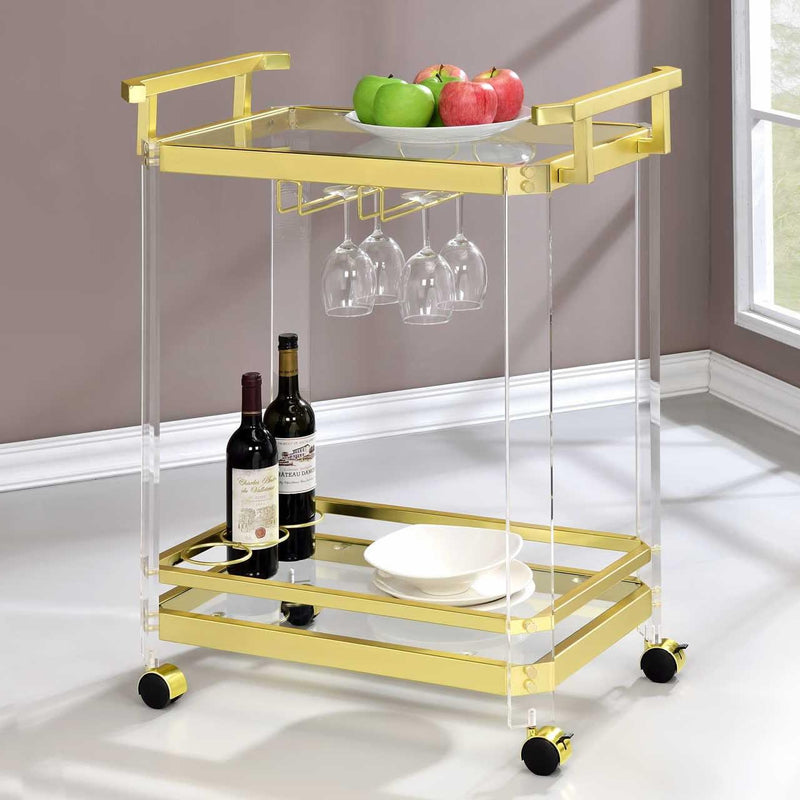 Steve Silver Furniture Kitchen Islands and Carts Carts AE100CAS IMAGE 5