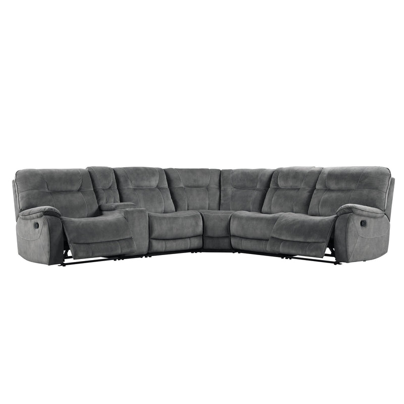 Parker Living Cooper MCOO-PACKA-SGR Shadow Grey 6 Piece Modular Manual Reclining Sectional IMAGE 2
