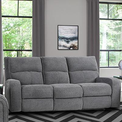 Parker Living Polaris MPOL#832PH-BIG Bizmark Grey Power Reclining Sofa IMAGE 1