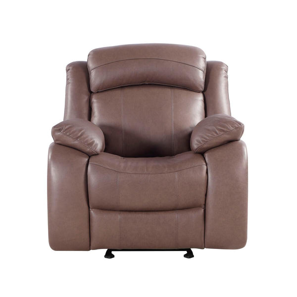 Leather Italia USA Polk Power Glider Leather Recliner 1444-EH6620G-018334LV IMAGE 1