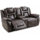 Steve Silver Furniture Oportuna Power Reclining Leatherette Loveseat with Console OP70061CLC IMAGE 2
