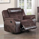 Steve Silver Furniture Pueblo Fabric and Leather Look Recliner with Wall Recline UE9222RC IMAGE 10