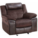 Steve Silver Furniture Pueblo Fabric and Leather Look Recliner with Wall Recline UE9222RC IMAGE 1