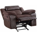 Steve Silver Furniture Pueblo Fabric and Leather Look Recliner with Wall Recline UE9222RC IMAGE 2