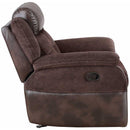 Steve Silver Furniture Pueblo Fabric and Leather Look Recliner with Wall Recline UE9222RC IMAGE 3