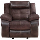 Steve Silver Furniture Pueblo Fabric and Leather Look Recliner with Wall Recline UE9222RC IMAGE 5