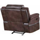Steve Silver Furniture Pueblo Fabric and Leather Look Recliner with Wall Recline UE9222RC IMAGE 7