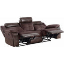 Steve Silver Furniture Pueblo Reclining Fabric and Leather Look Sofa UE9222SC IMAGE 2