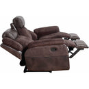 Steve Silver Furniture Pueblo Reclining Fabric and Leather Look Sofa UE9222SC IMAGE 6