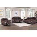 Steve Silver Furniture Pueblo Reclining Fabric and Leather Look Loveseat with Console UE9222CLC IMAGE 10