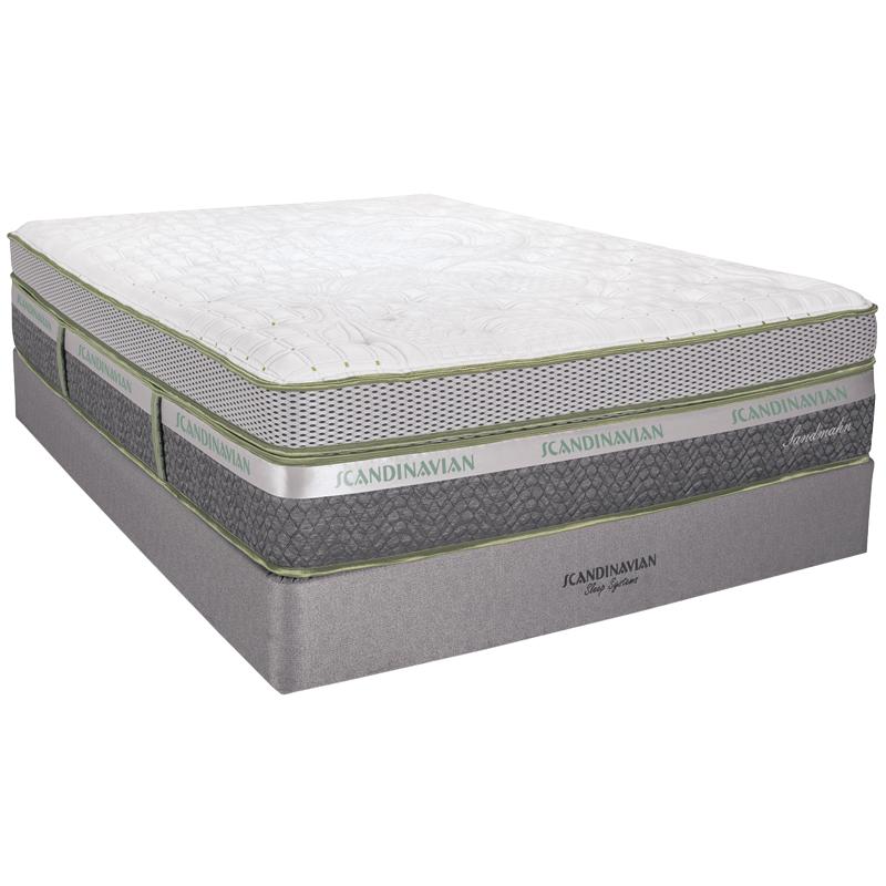 Scandinavian Sleep Systems Sandmahn Plush Box Top Mattress (Twin) IMAGE 2