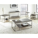 Steve Silver Furniture Lucia Chairside Table LU150CE IMAGE 2