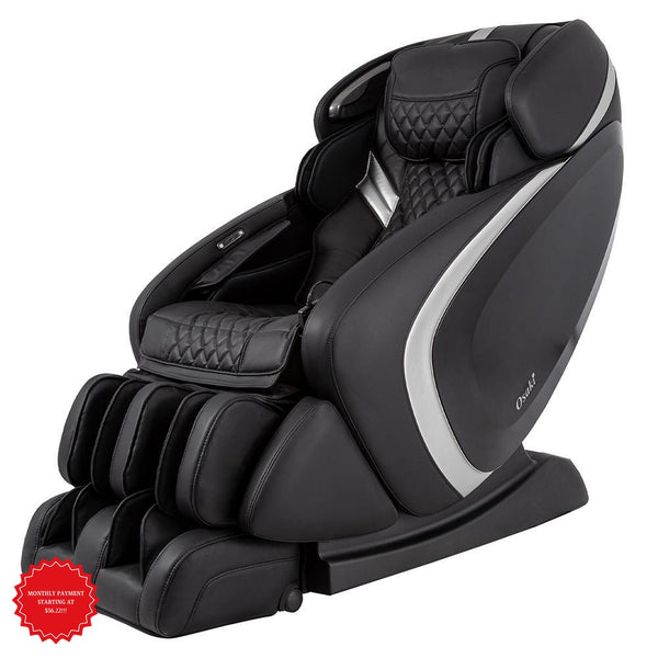 Osaki Massage Chair Massage Chairs Massage Chair Osaki OS-Pro Admiral II Massage Chair - Black & Silver IMAGE 1