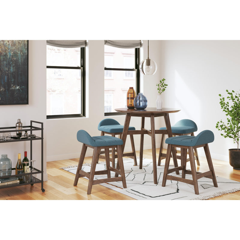 Signature Design by Ashley Round Lyncott Counter Height Dining Table with Pedestal Base D615-13 IMAGE 9