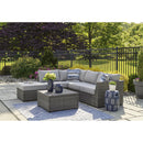  Signature Design by Ashley Petal Road P297-070 Loveseat Sectional/Ottoman/Table Set IMAGE 5