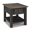  Signature Design by Ashley Tyler Creek T736T3 Coffee Table and 2 End Tables with Console IMAGE 2