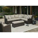  Signature Design by Ashley Brook Ranch P465-822 Sofa Sectional/Bench with Cushion IMAGE 7