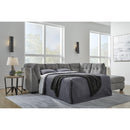 Signature Design by Ashley Marleton 55305S4 2 pc Sleeper Sectional with Chaise IMAGE 4