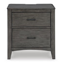  Signature Design by Ashley Montillan B651-92 Two Drawer Night Stand IMAGE 3